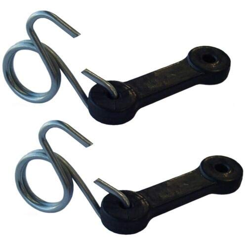 Two-pack bagger latch straps replace worn parts quickly and easily