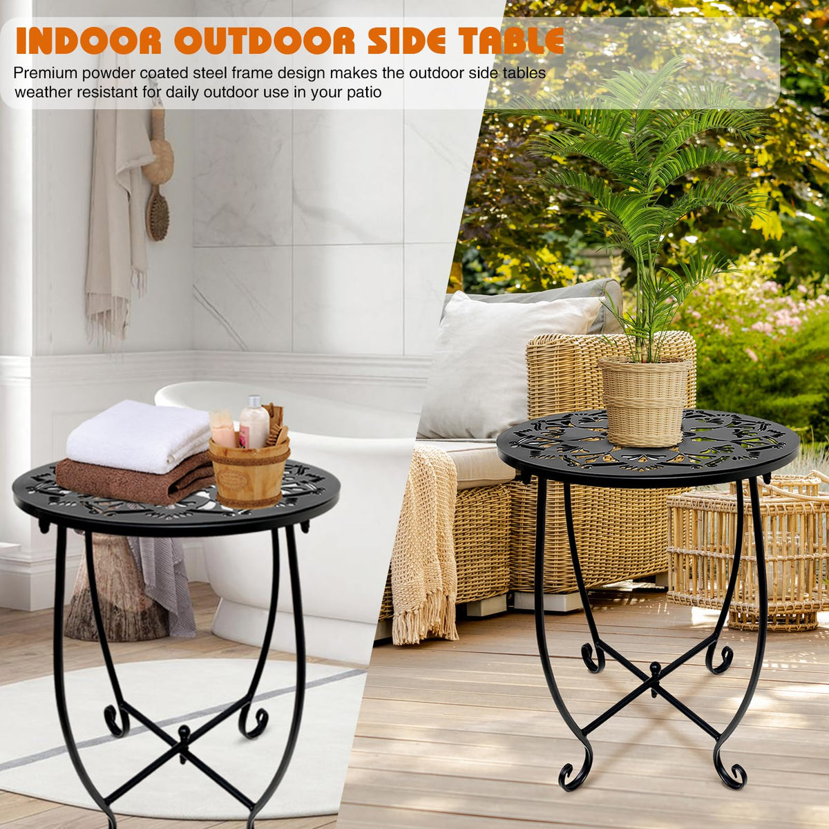 Fashion&cool anti-skid-pads prevent slipping on wood, tile, or outdoor ground.