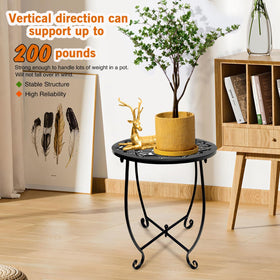 Fashion&cool four-leg-stability table offers balanced support for cups, plants, or magazines.