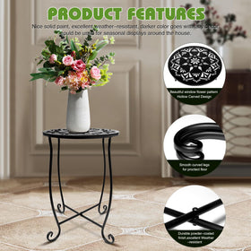Fashion&cool metal patio table with rust-proof coating for weather resilience.