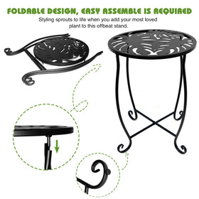 Fashion&cool cross-legged design adds stability on patios and living spaces.