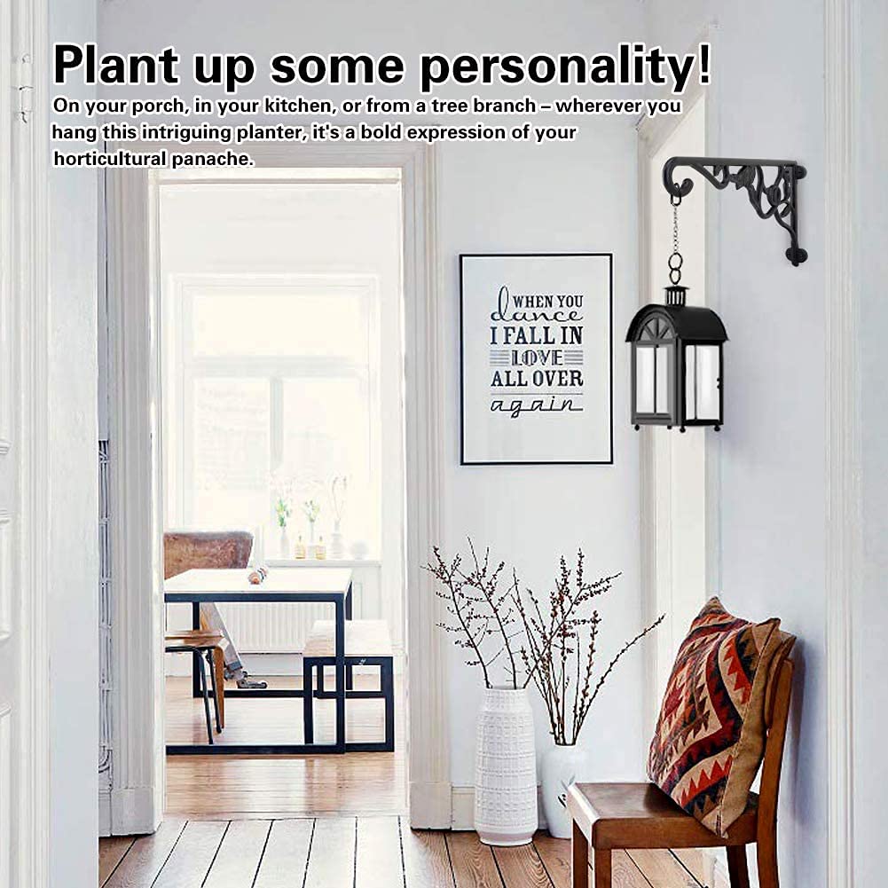 Fashioncool outdoor indoor plant hanger shown on wall.