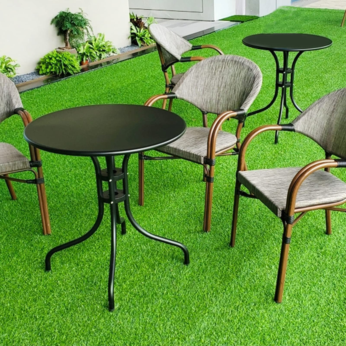 Fasmov backyard patio artificial grass; versatile decor for gatherings