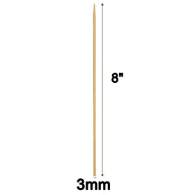 Fasmov natural bamboo skewers pack of 1000 for large gatherings.