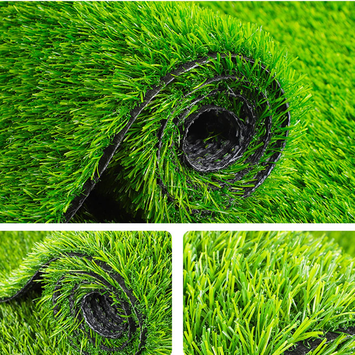 Fasmov deluxe turf lawn rug; realistic texture for patio or balcony