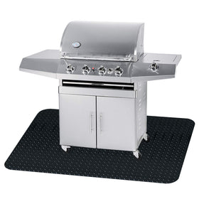 Fasmov grill mat 48x36 dimension protects outdoor floors from grease splashes
