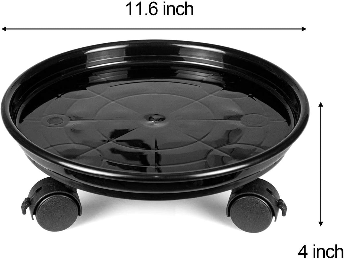 Fasmov caddy with locking wheels secures pots after relocation