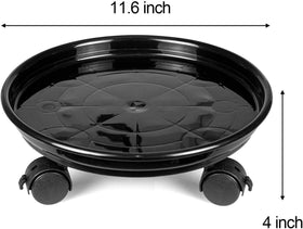 Fasmov caddy with locking wheels secures pots after relocation