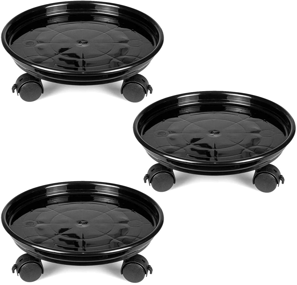 Fasmov plant pallet caddy with wheels moves round pots easily