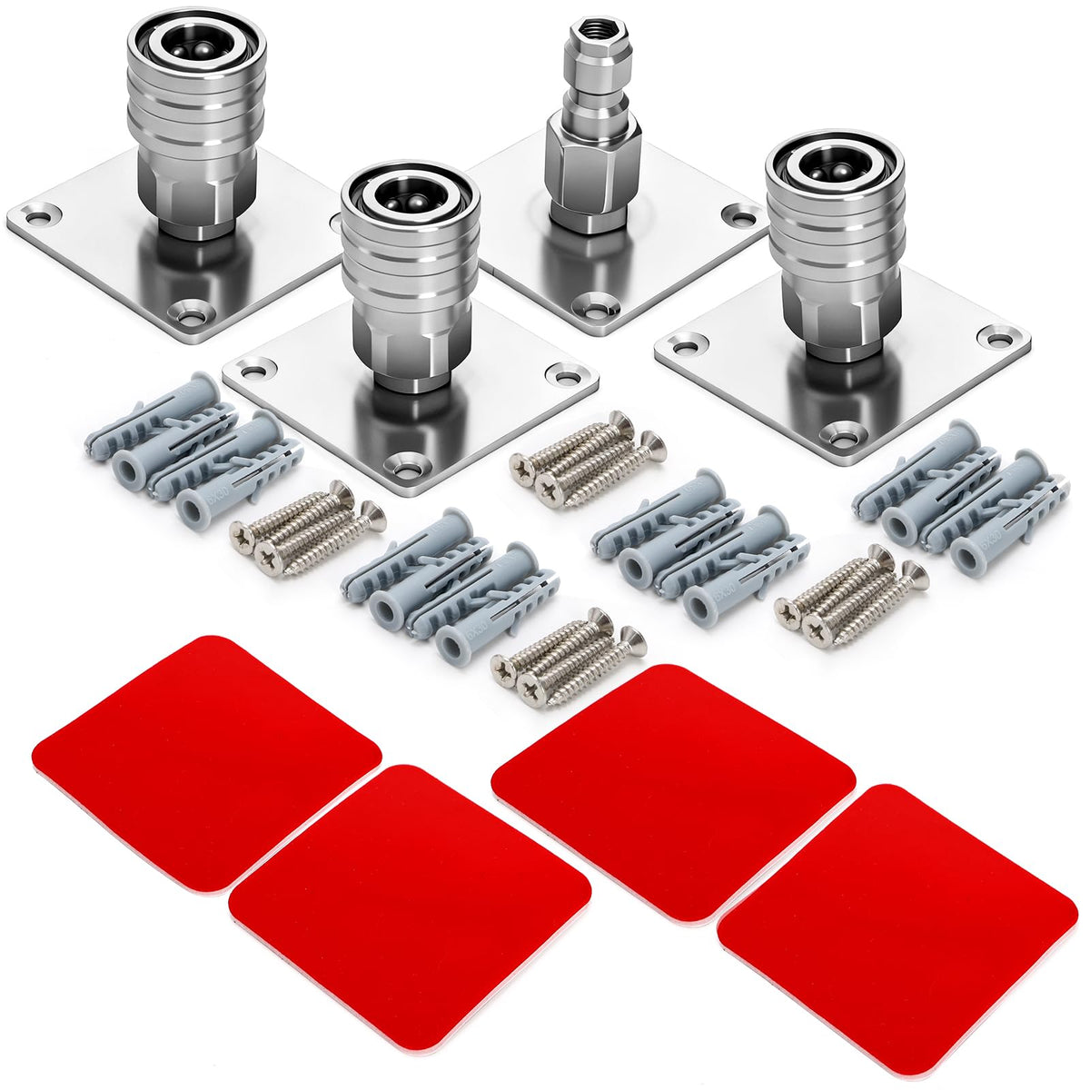 Fasmov 1/4-Inch quick connect compatibility demonstrated for diverse accessories