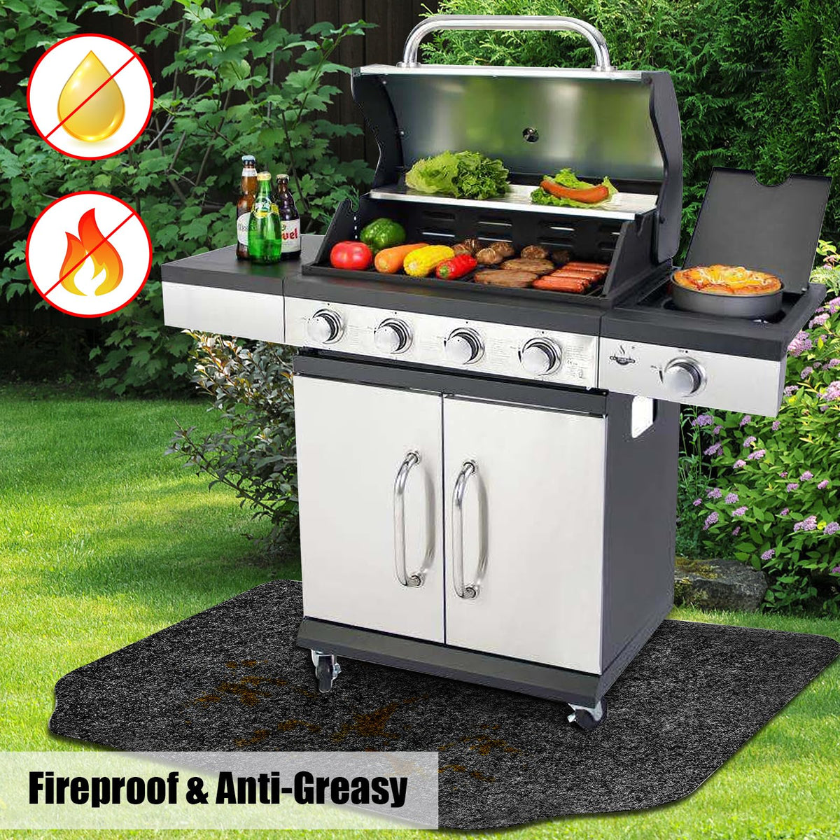 Fasmov roll-up design makes off-season storage simple.