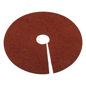 Fasmov rubber tree ring shows easy installation around a young tree.