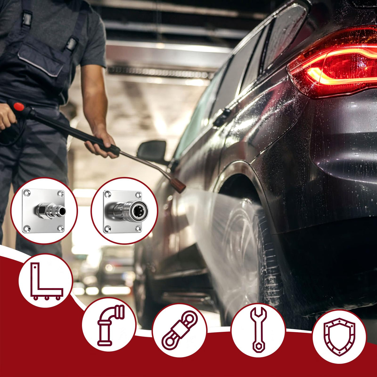 Fasmov rust resistant surface proof for wet wash environments