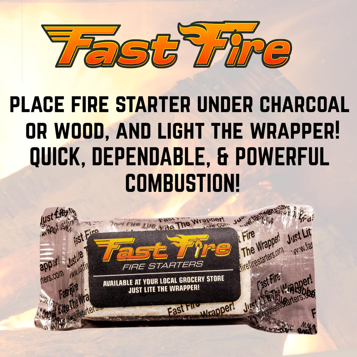 Fast Fire odorless cubes tucked into a camping kit for reliable ignition.