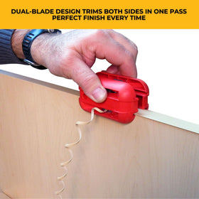 QPRO.TRIM trims edges in all directions for versatile cabinet work