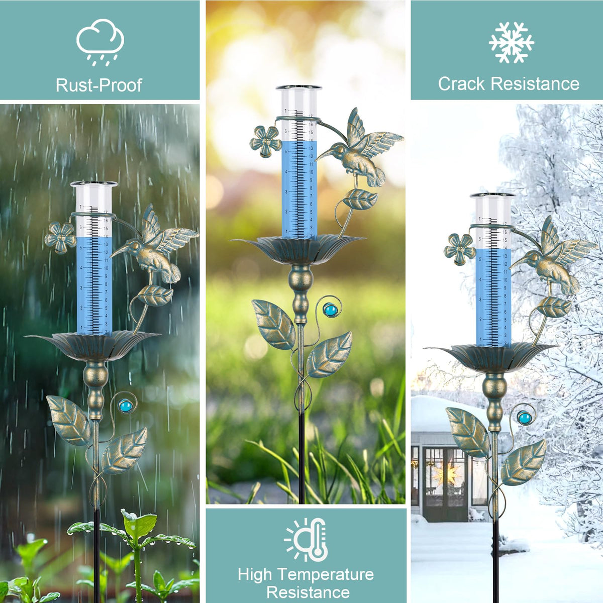 Fastruggle ground plug and prongs anchor securely in any soil.
