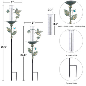 Fastruggle stainless steel bracket ensures sturdy, windproof garden mounting.
