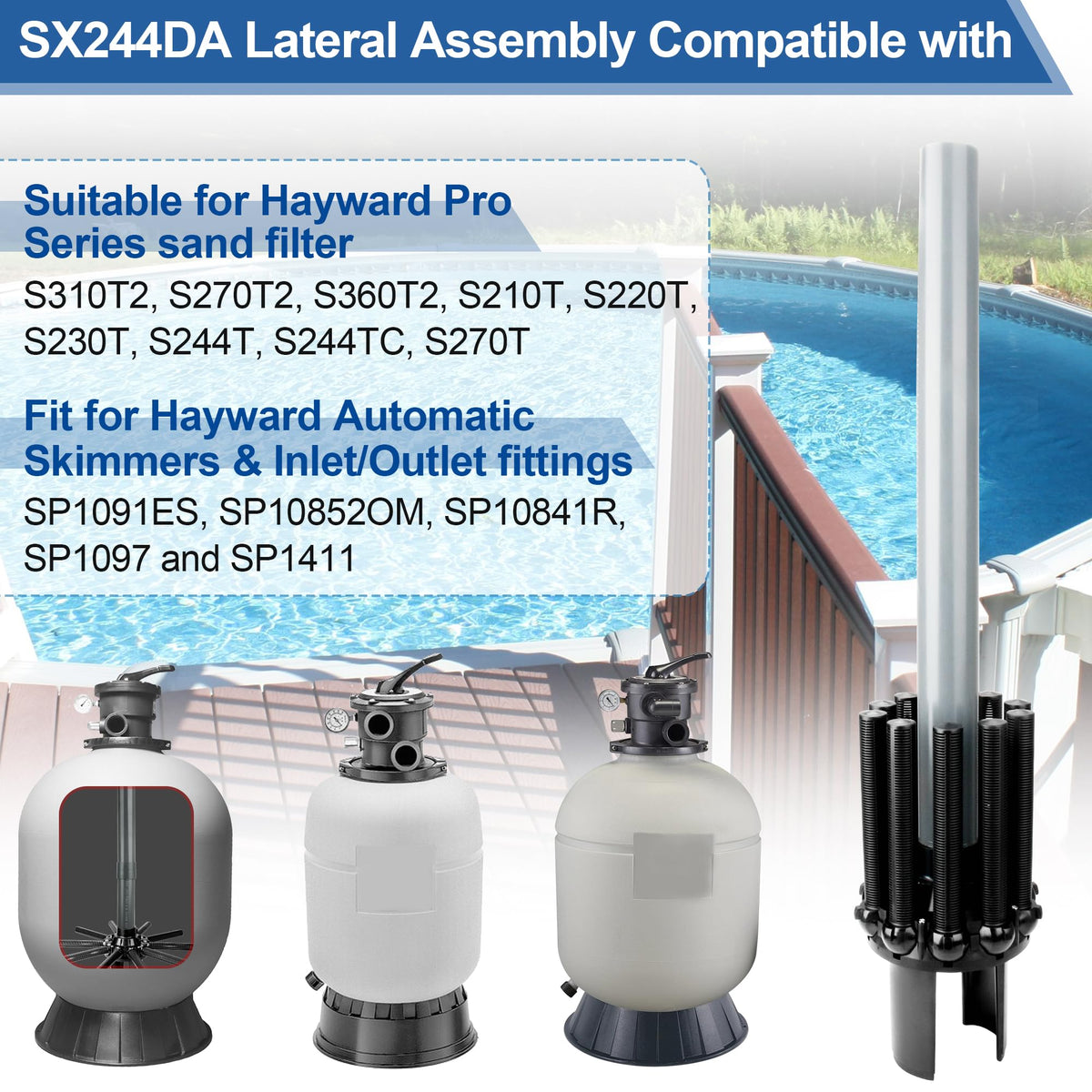 FATCANMA SX244DA folding lateral assembly eases installation and handling during setup.