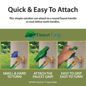 HDPE Faucet Grip demonstrates durable, weather‑resistant material.