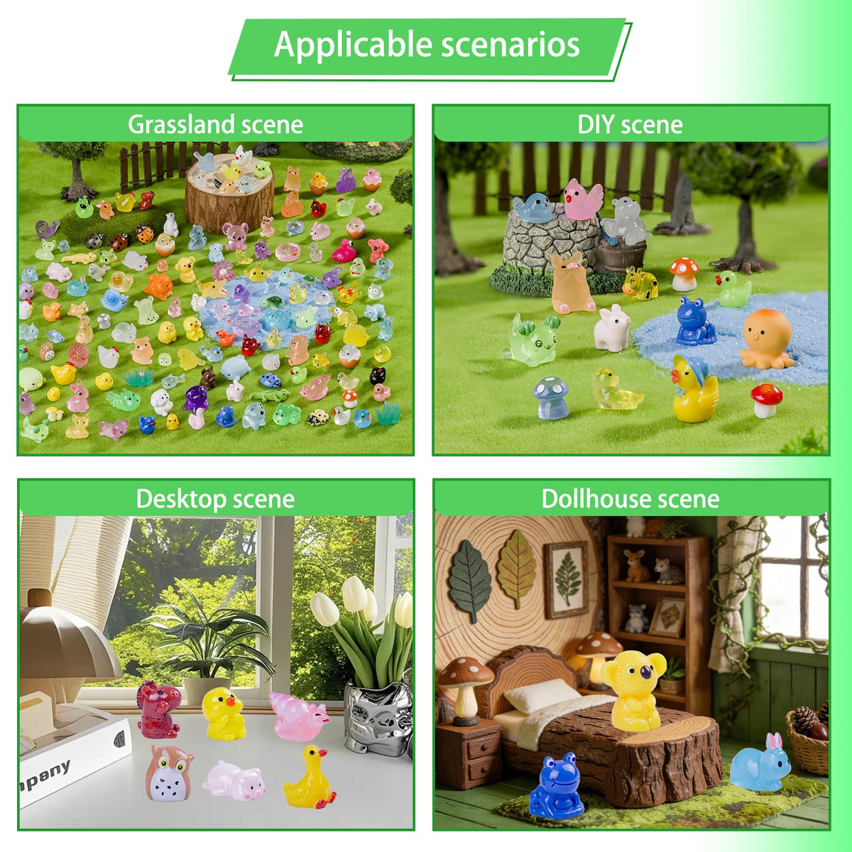 Faunamancy arts and crafts mini animals set sparks creative displays
