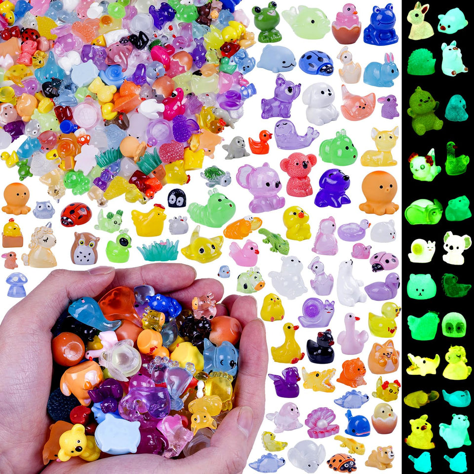 Faunamancy farm animal figurines for playful fairy garden displays