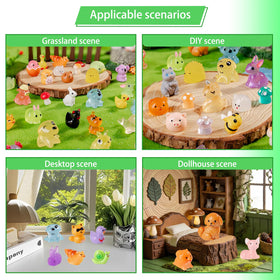 Faunamancy portable storage box mini animals for easy organization.