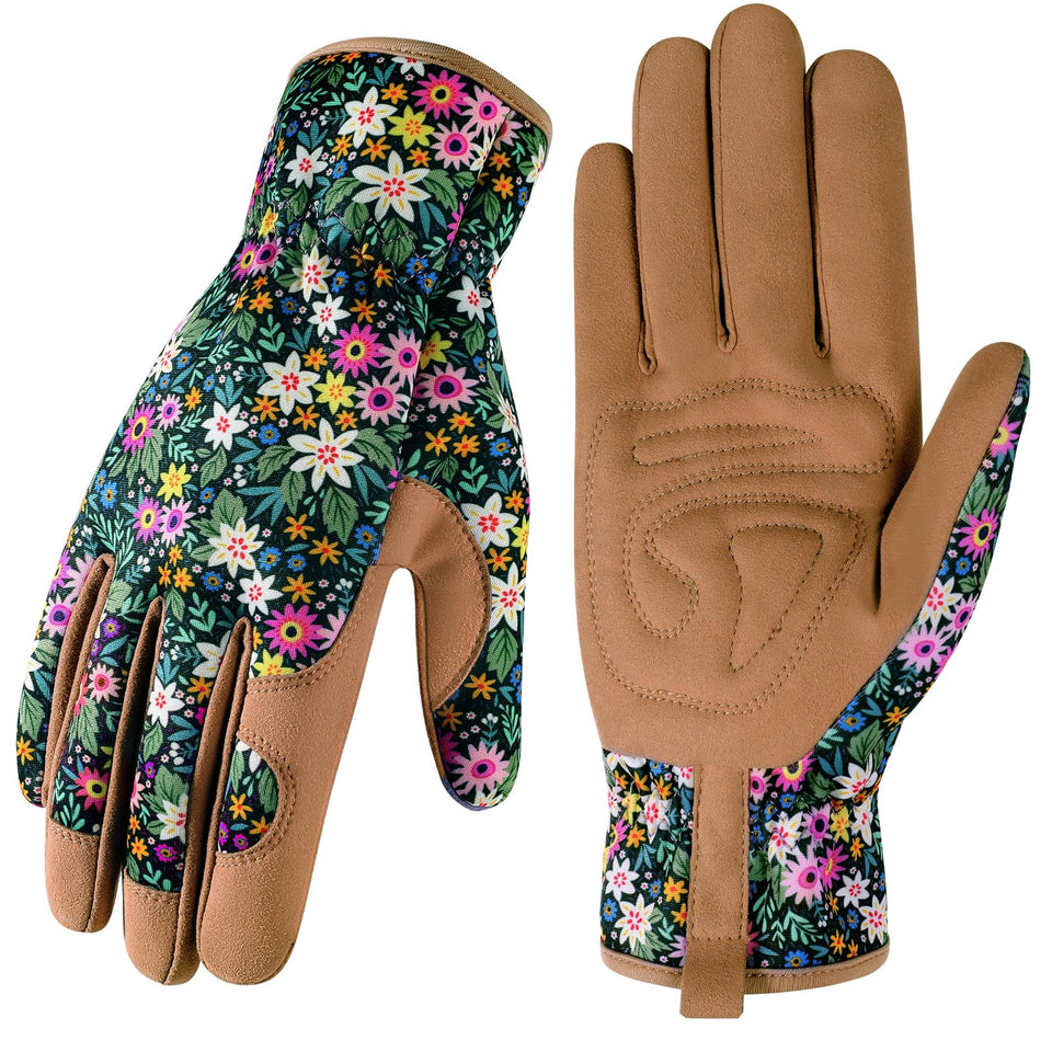 Fauson Gardening Gloves provide a firm grip for precise digging and planting.