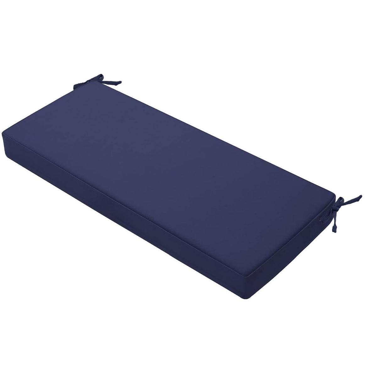 Favoyard bench cushion 45x18 close-up showing soft 3-inch padding for comfortable outdoor seating.