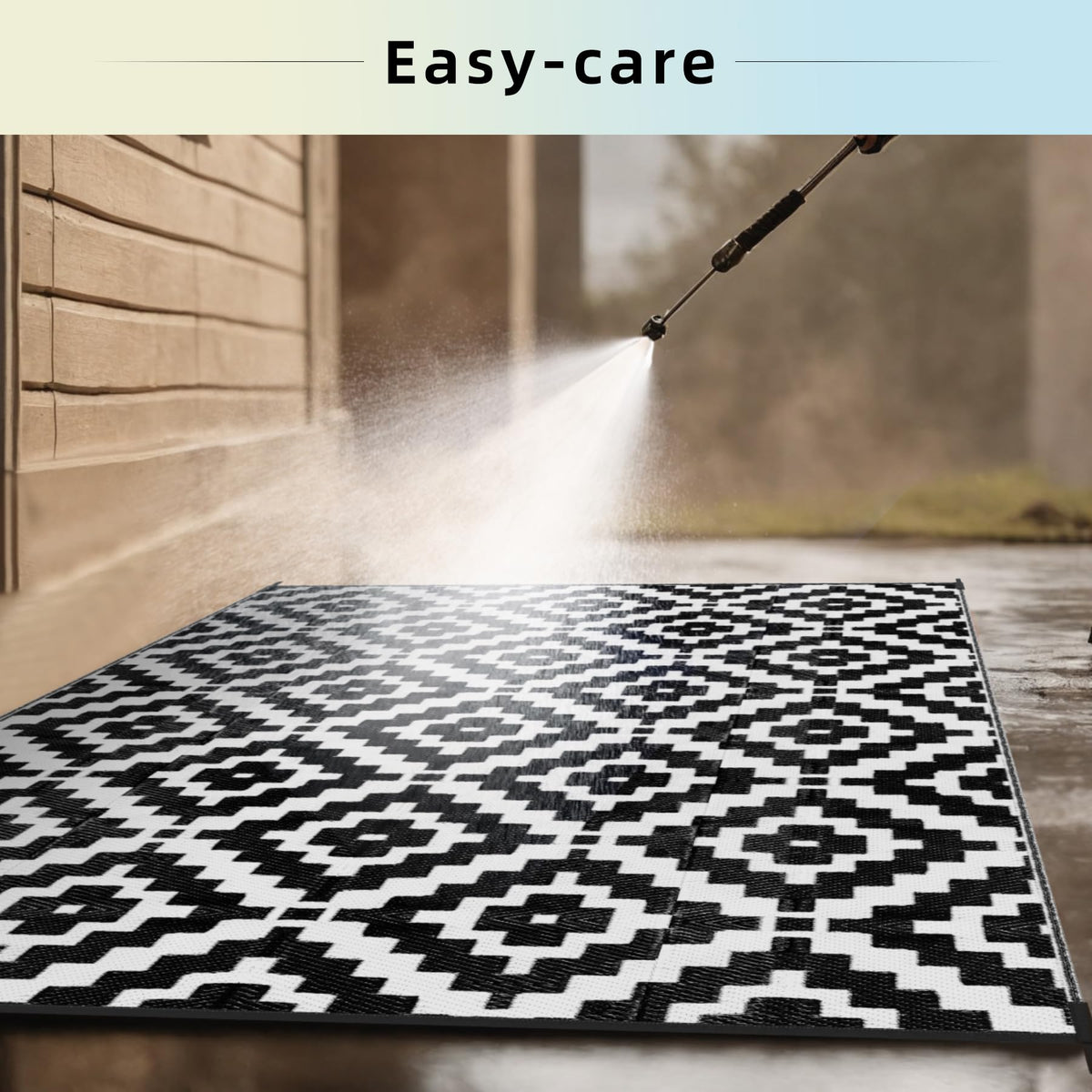 Favoyard camping rug is light and portable for easy trips.