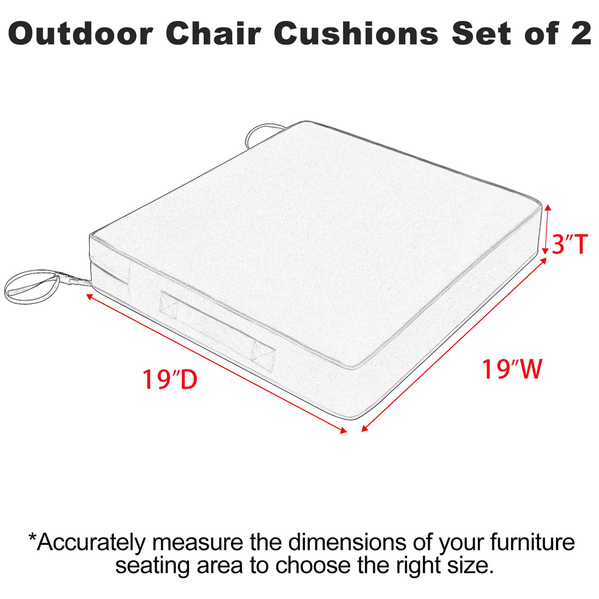 Favoyard thick padding cushions comfort for long outdoor seating.