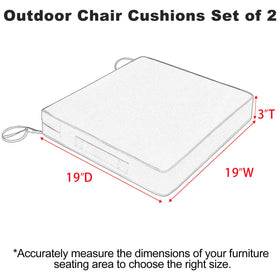 Favoyard thick padding cushions comfort for long outdoor seating.