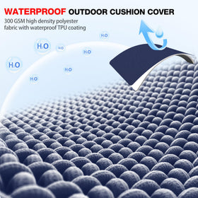 Favoyard piped edges enhance durability and prevent filling shift.