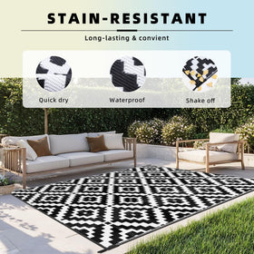 Favoyard recyclable-material rug suits outdoor travel and eco-friendly decor.