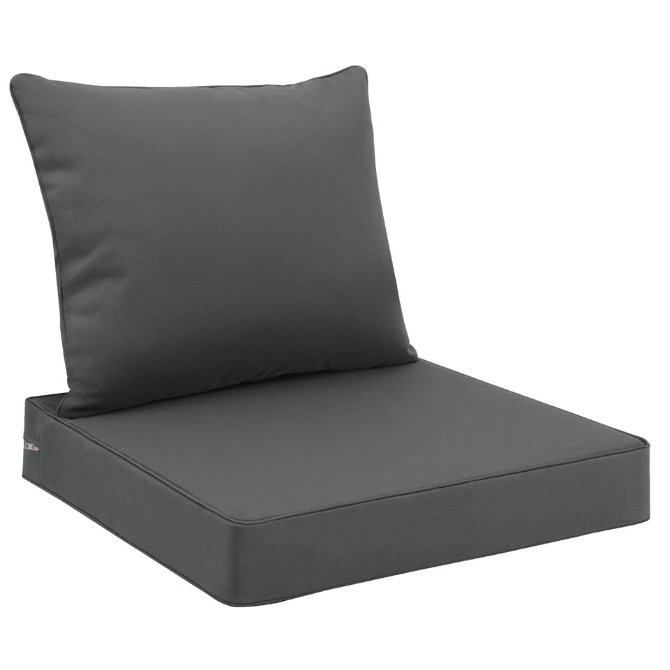 Favoyard seat cushion 22x22 with secure tie straps for stable outdoor seating.