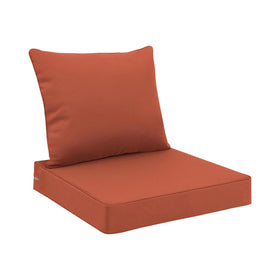 Favoyard outdoor seat cushion 22x24 with secure tie straps for stable seating.