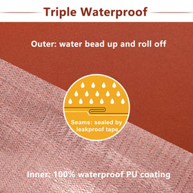 Favoyard thick padding offers soft comfort on outdoor chairs