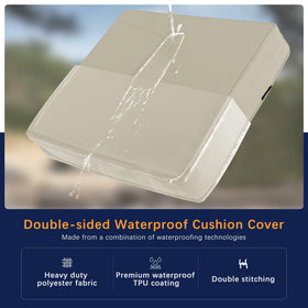 Favoyard waterproof cover with TPU coating protects against rain and dew.