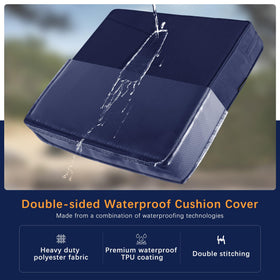 Favoyard waterproof cushion cover demonstrates reliable moisture resistance