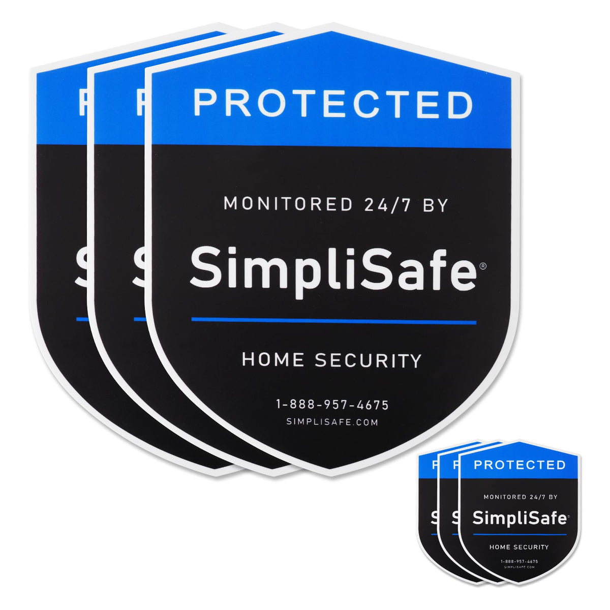 FBORHAFY SimpliSafe yard sign nine by eleven inches boosts curb visibility.