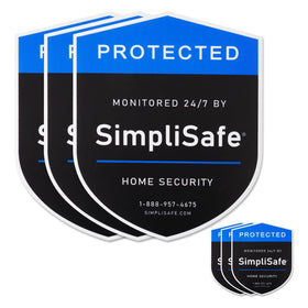 FBORHAFY SimpliSafe yard sign nine by eleven inches boosts curb visibility.