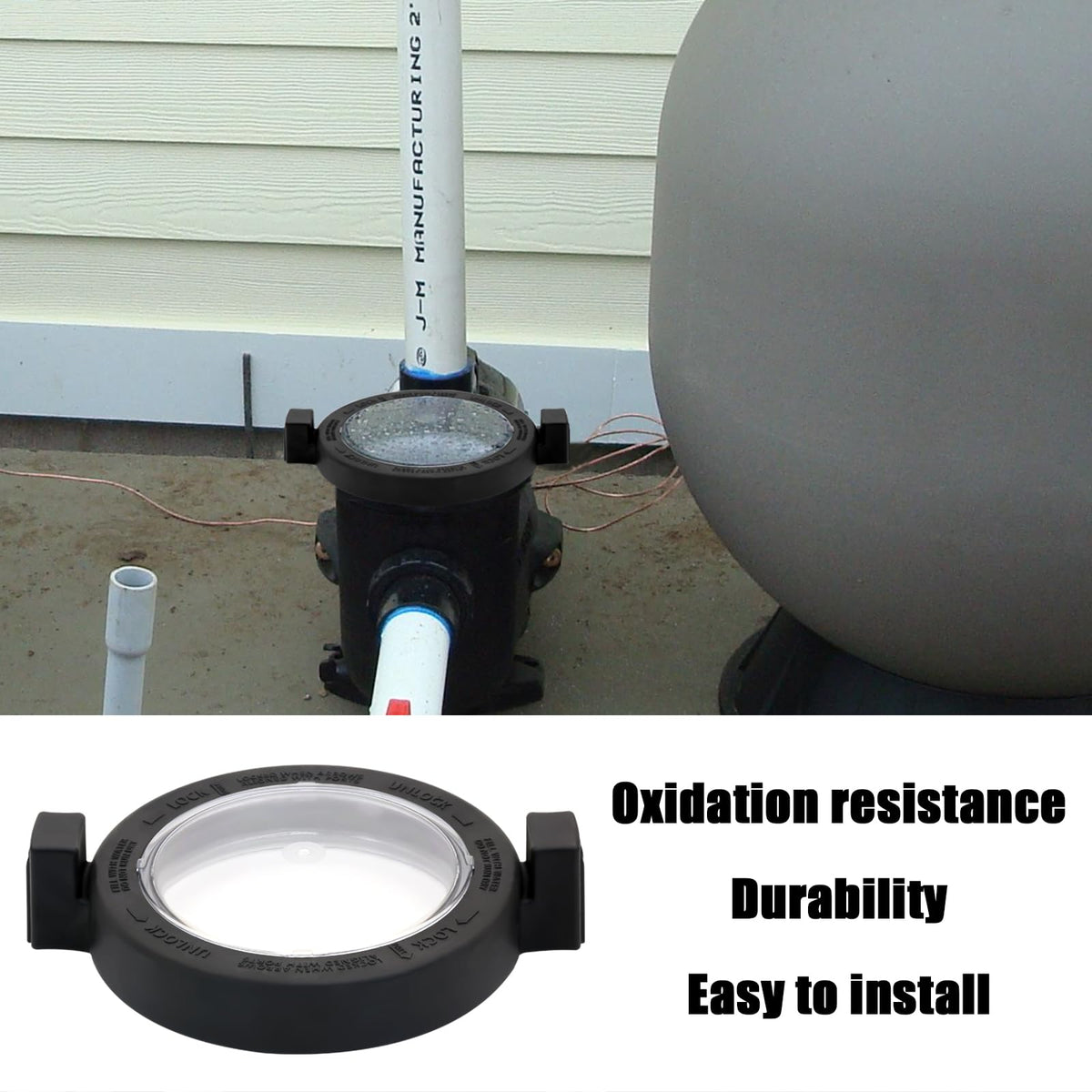 R0445800 lid seal provides a tight pump seal