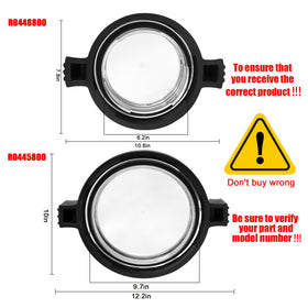 Locking ring installed on R0445800 lid prevents leaks