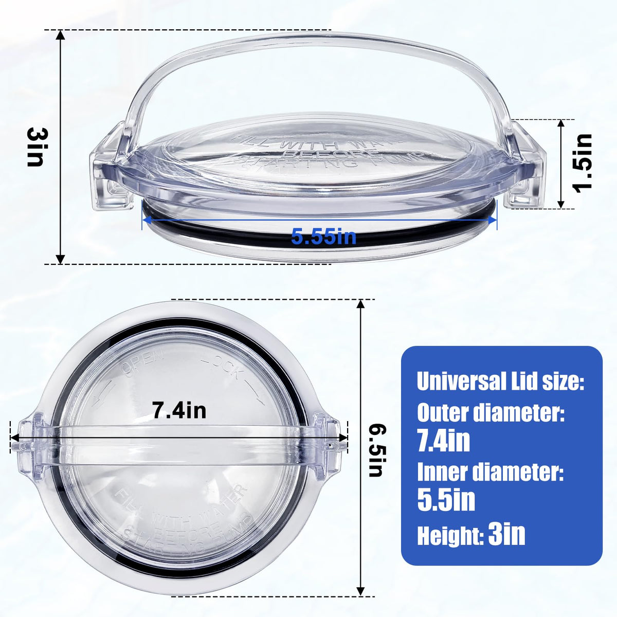 FBULWSEC SPX1500D2A O-ring kit prevents leaks and maintains flow