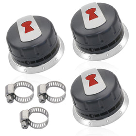 FBULWSEC upgraded 88848 knobs close-up showing chrome finish and smooth grip