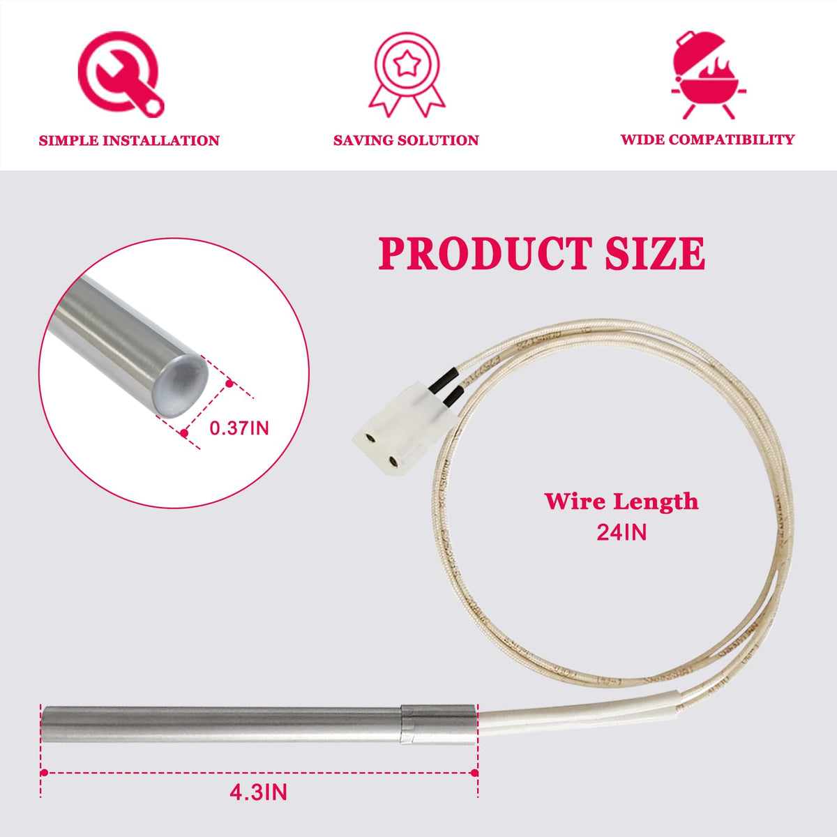 FCCUM 2-pack fuse set provides durable ignition protection.