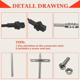 304 stainless steel RTD probe built for heat and moisture resistance