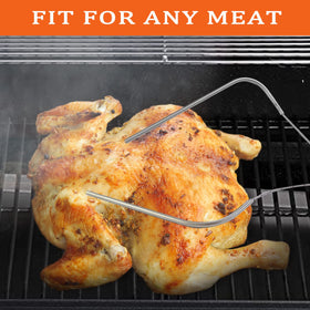 FCCUM 6.5-inch waterproof meat probe for BBQ and oven use.