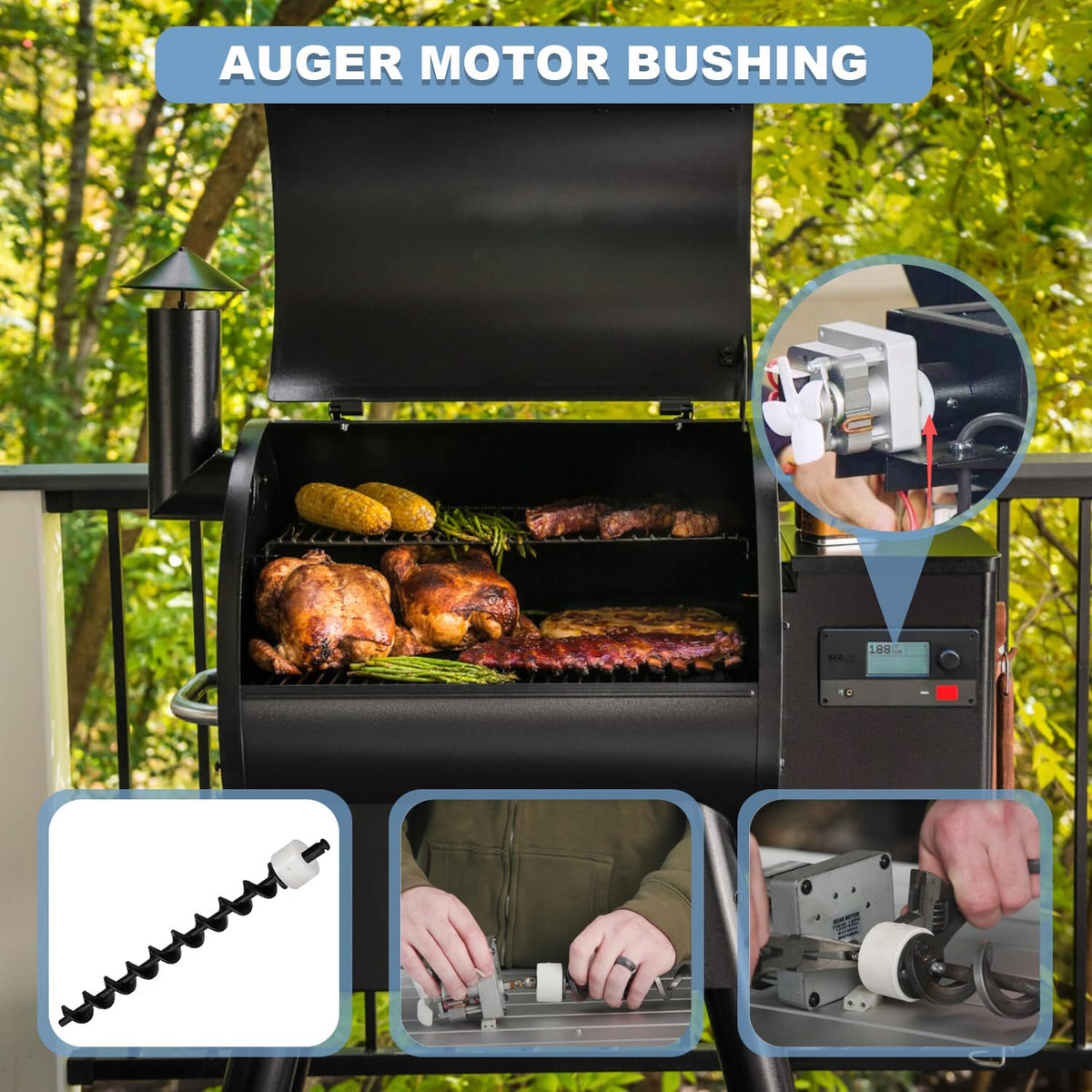 FCCUM auger motor bushing replacement process simplifies maintenance