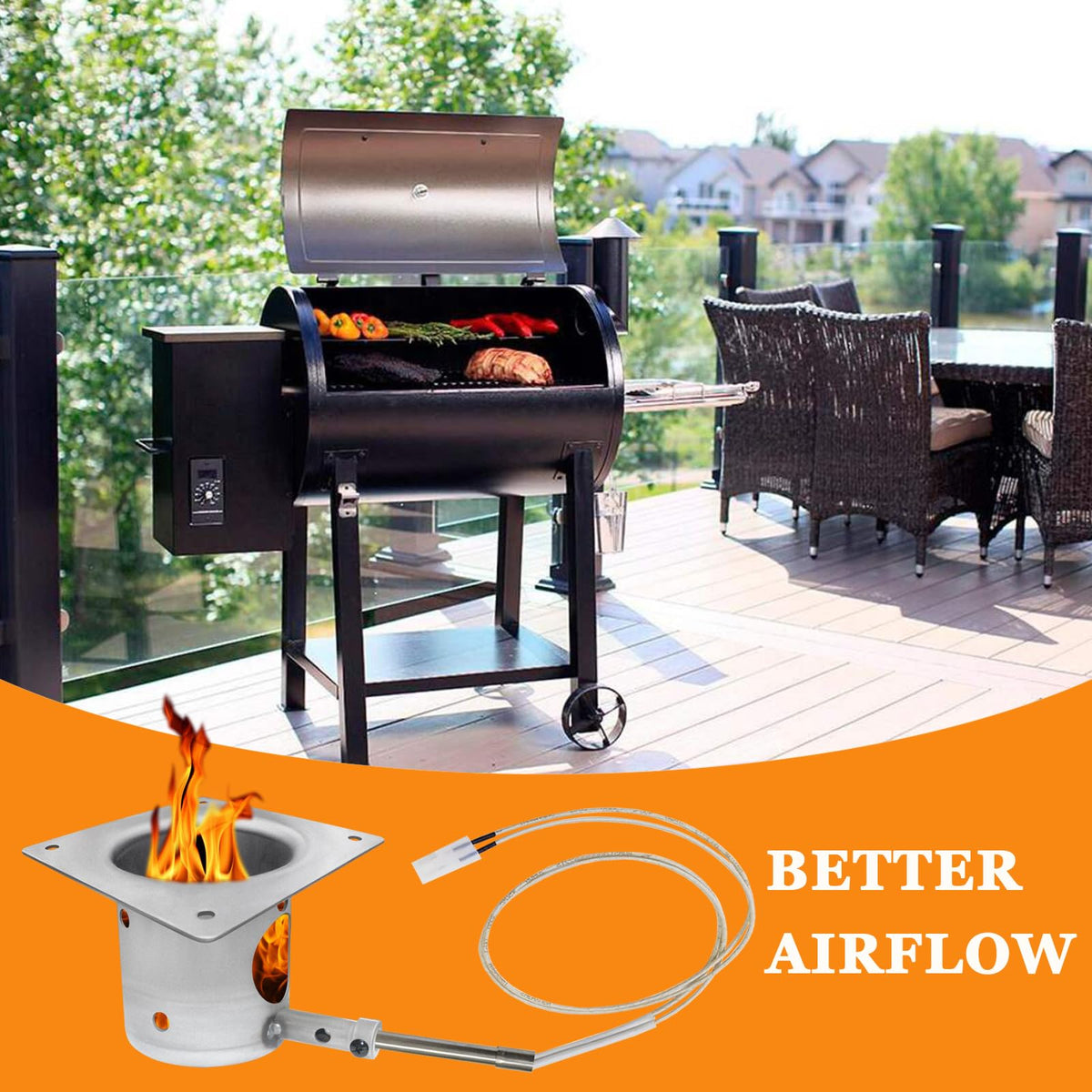 FCCUM Camp Chef pellet compatibility; expands replacement options.