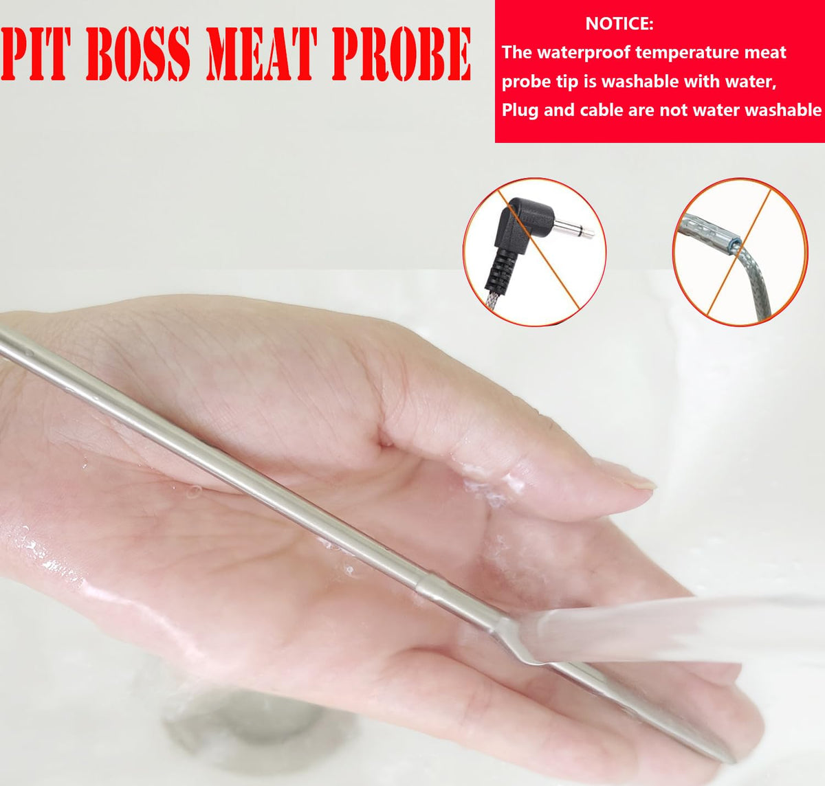 FCCUM durable meat probes ideal for grilling diverse meats.